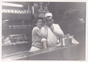 Vecchia fotografia di Francesco e Nerina Di Nuzzo